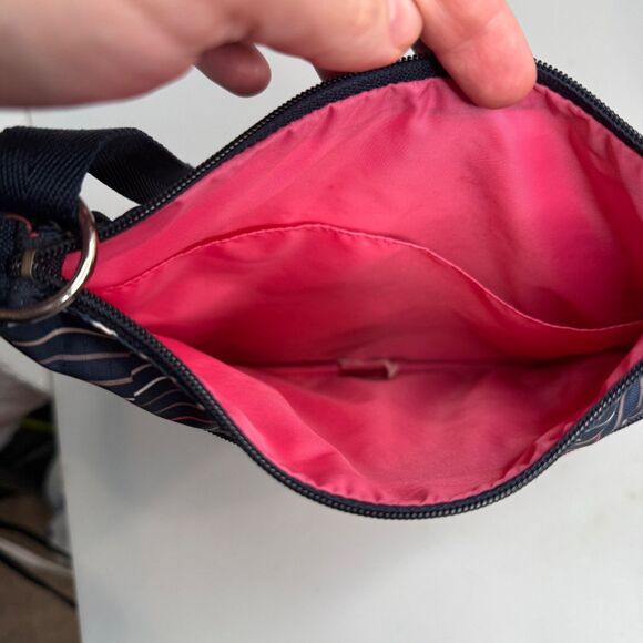 Le SportSac Women's Angle Lines Patter Multicolor Crossbody Shoulder Bag - Picture 16 of 16